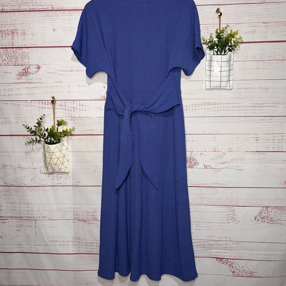 Kate & Mallory Blue Tie Back Dress Women's Size Medium - Picture 6 of 6